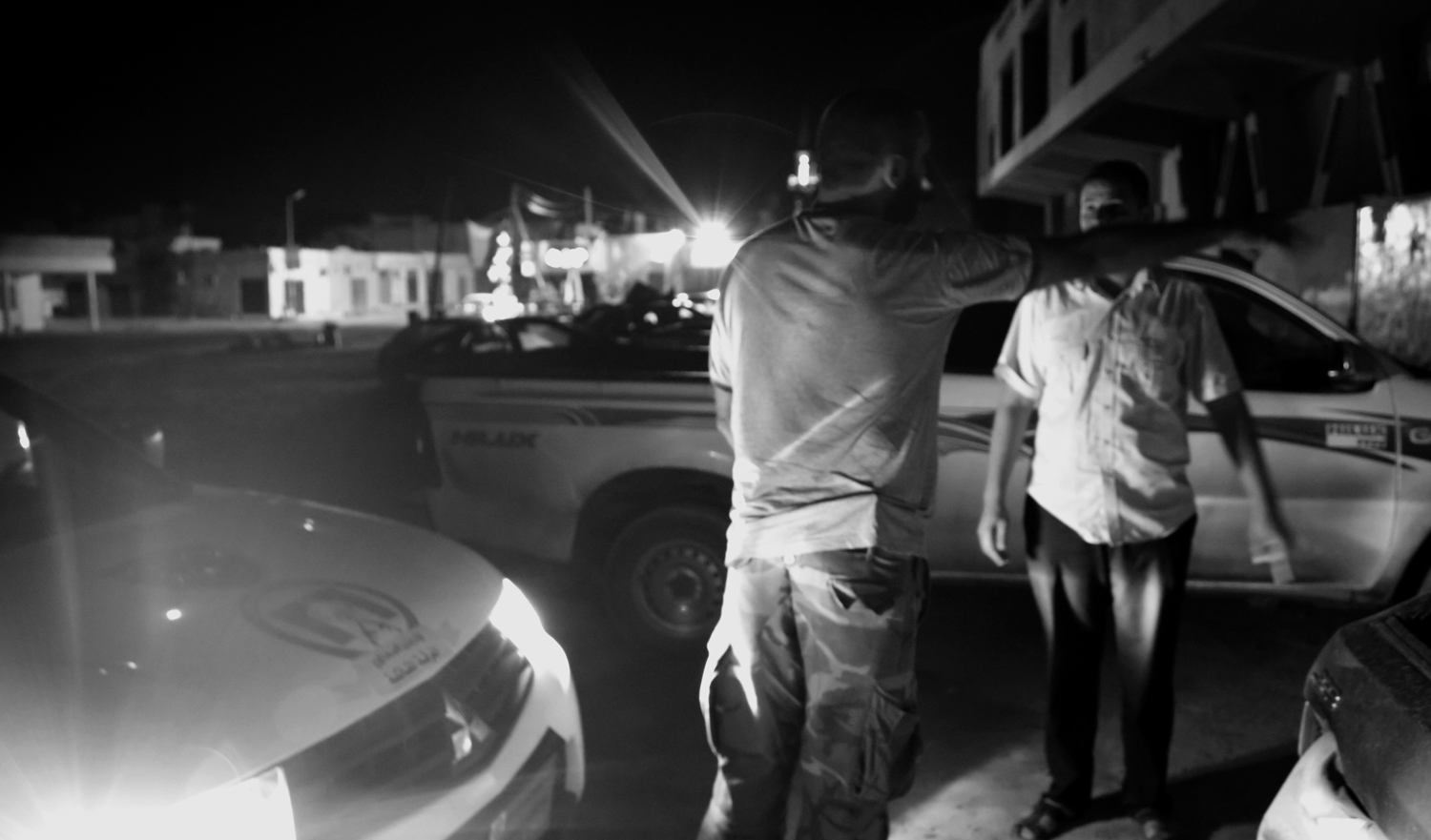 Libya during the Arab spring. Around Tripoli.